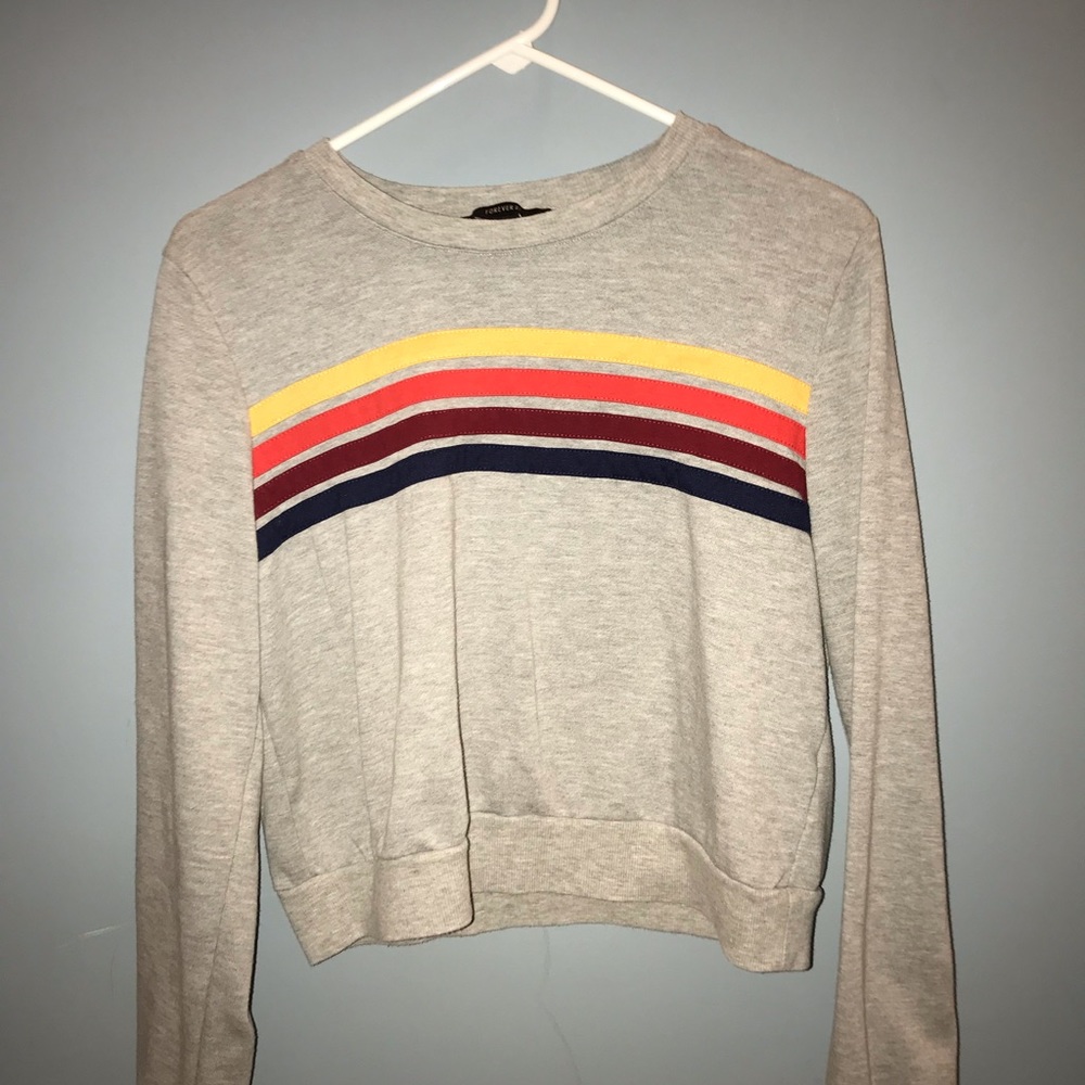forever 21 rainbow shirt